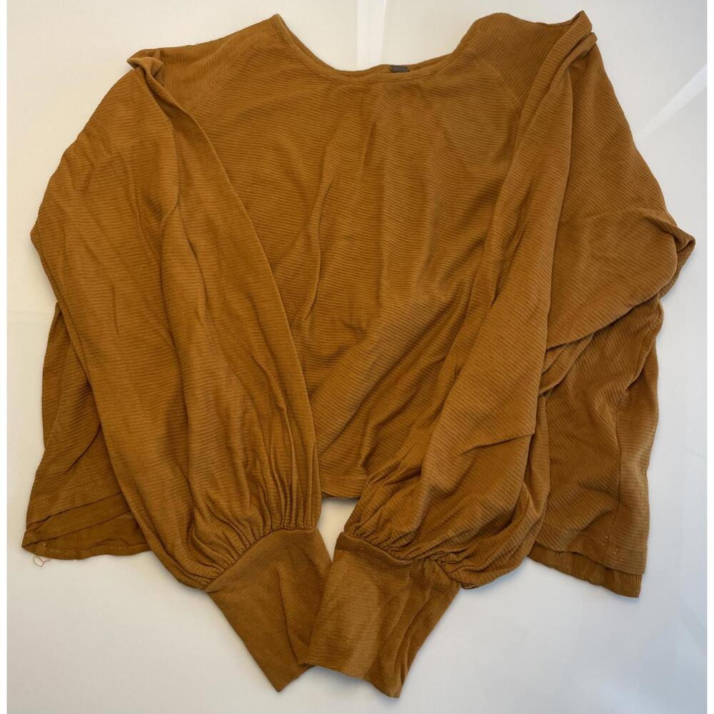 Free People Cropped Blouse- Women L